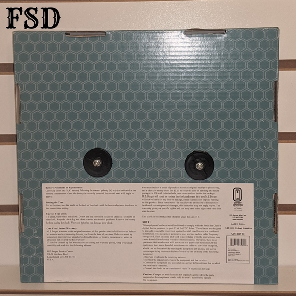 Sharp Wall Clock- Bronze Old English - Picture 2 of 2